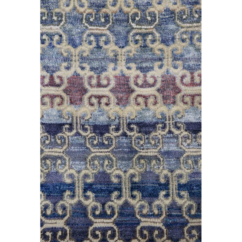 Silk Treasures Geometric Area Rug