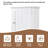 Tall Bathroom Storage Cabinet, Freestanding Storage Cabinet With Drawer And Adjustable Shelf, MDF Board With Painted Finish, White-1724012672