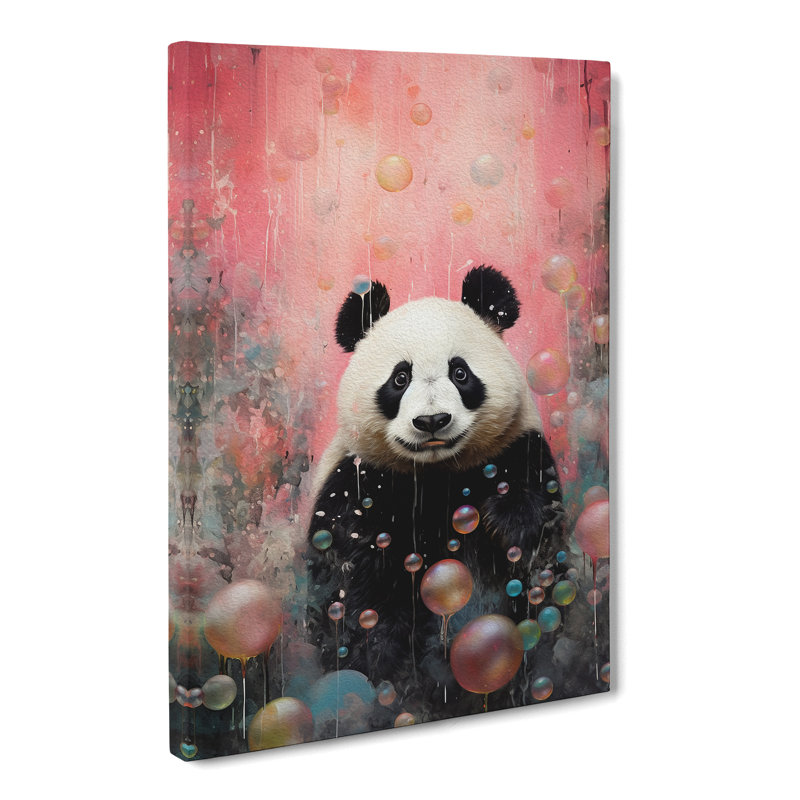 Panda Contemporary - Print, 60cm H x 40cm W x 3cm D