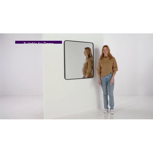 Sabine Metal Rounded Rectangle Wall Mirror