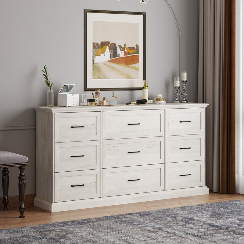 71'' W 9-Drawer Elegant Dresser & Chest