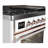 ILVE Majestic II Series 48 inch Dual Fuel Range with 8 Sealed Burners, Griddle (Glass Door)-48279817-48279783