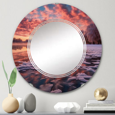 Miroir mural rond Benter