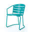 Collection Elegant Garden Bistro - Fer, finition bleu sarcelle, 2 chaises et table ovale en fer pour l'extérieur avec accent