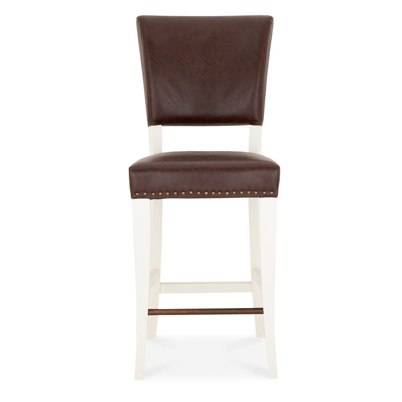 Lautrec Upholstered Adjustable Height Counter Stool, Espresso