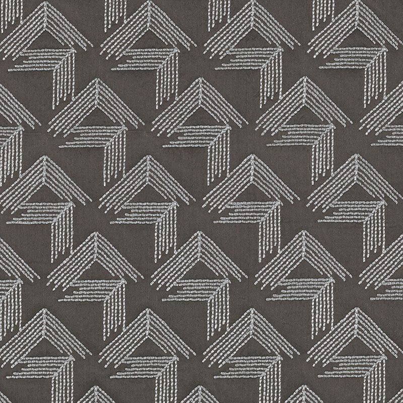 Tissu Schumacher x Miles Redd, Gris anthracite