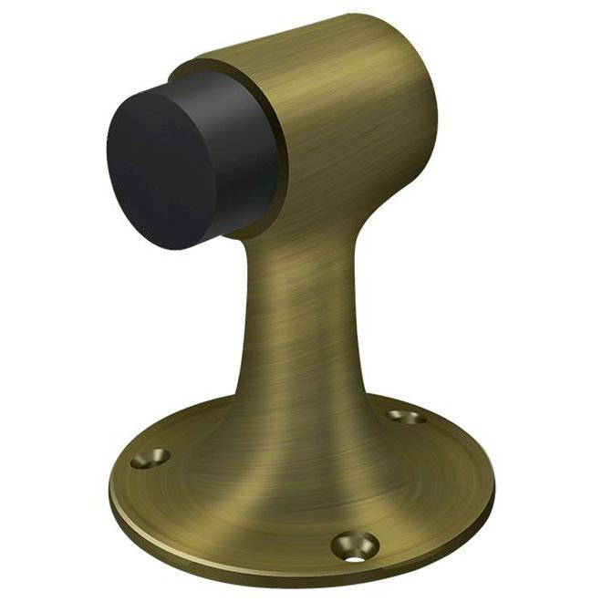 Deltana DSF3225U5 Floor Mount, Bumper, HD, Solid Brass in Antique Brass, Antique Brass