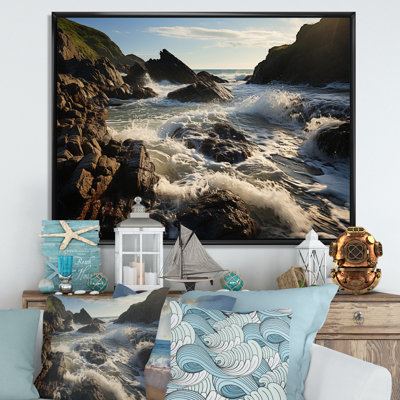 Reproduction d'art sur toile Beach Photo Tranquil Tide III - Paysages