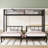 Twin Over Twin & Twin Metal Triple Bunk Bed For 3, Convertible-755643746