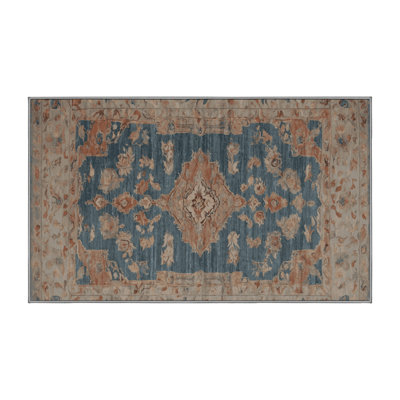 Machine Washable Gray Area Rug