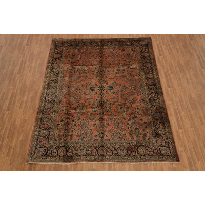 Vintage Vegetable Dye Wool Oriebntal Area Rug 9x11