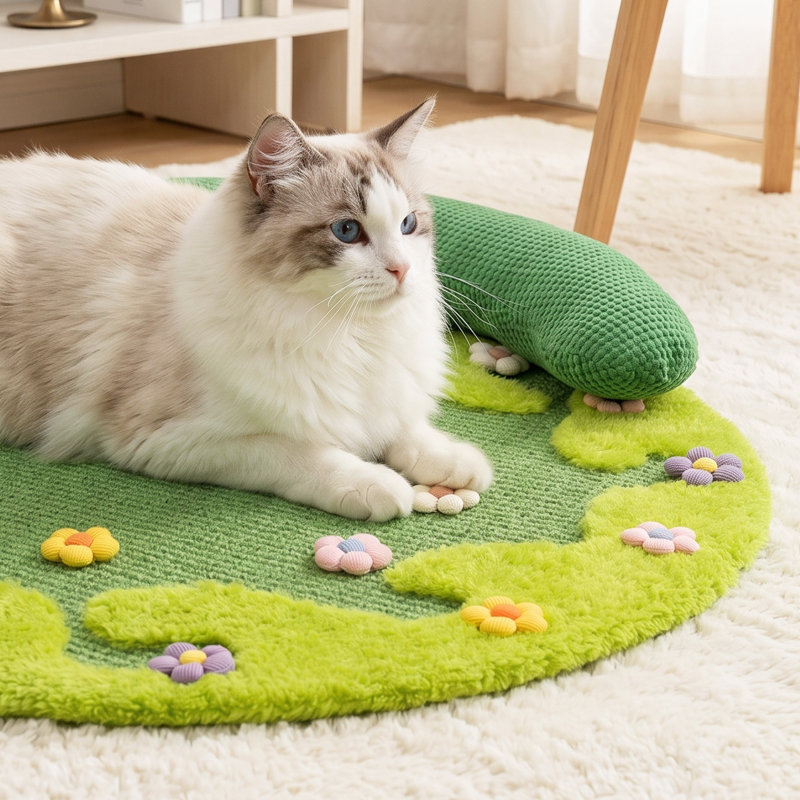  Tapis à griffer Wildflower, 3.9" H x 31.5" W x 31.5" L