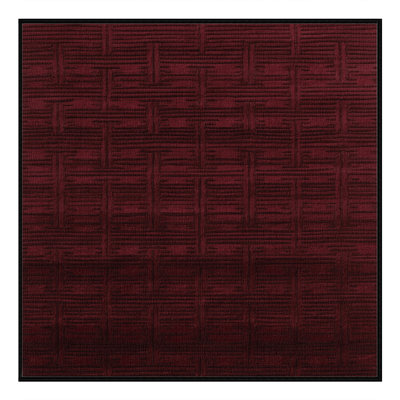 Machine Washable Trellis Red Area Rug