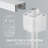 8.5W 5Cct Led H Track Lighting Heads, Dimmable Track Light, Cri90, Matte White-124567871