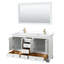 Ensemble de meuble-lavabo double 60 "avec miroir Deborah-97738970-97738972-97754505