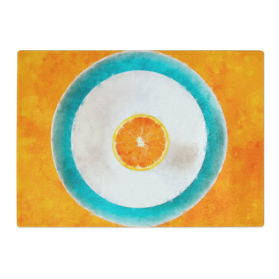 Circles Painting Chopping Board