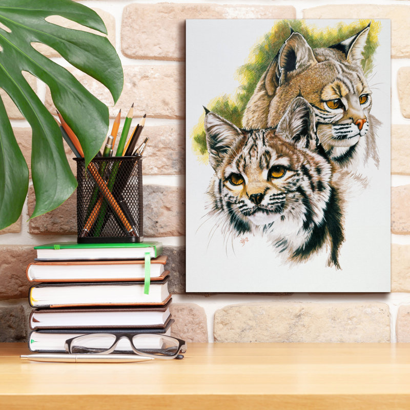«In The Woods» par Barbara Keith, art mural sur toile, H 16 po x l 12 po x P 0,75 po
