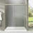 60'' - W x 70'' H Bypass Door Shower Door with Clear Glass And Handle-93236333