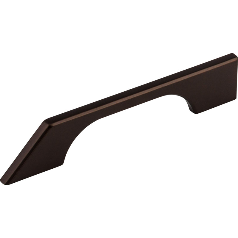 Tapered 5" Center to Center Bar pull, Black, 5" Center to Center
