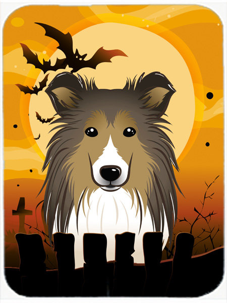 Eila Sheltie Glass Cutting Board