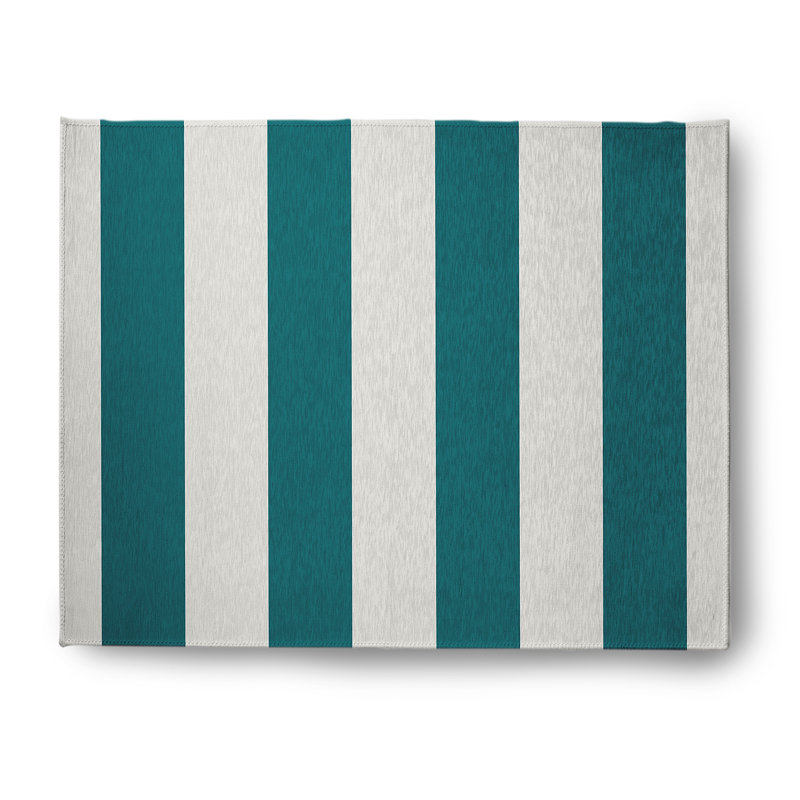 Lucene Chenille Striped Indoor Rug, Rectangle 8' x 10'