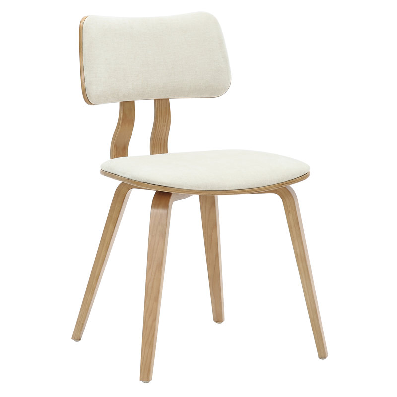 Uselton 18.25"H Fabric Side Chair, Beige, Natural, 1