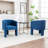 29.13'' H Velvet Curved Dining Chair-56710690