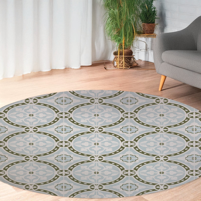 Aleah Area Rug, Round 5'