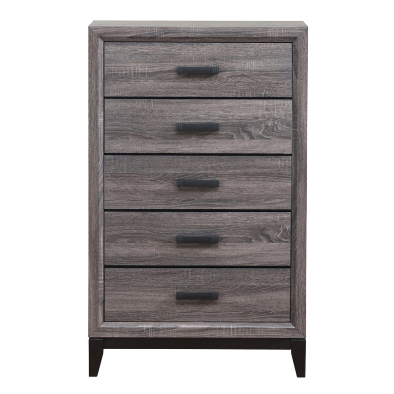 Commode gris MIRAGE, Noir/gris