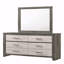 Commode 1 pièce commode à deux tons avec tiroirs de rangement pratiques