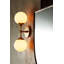Lianna Half-circle Marble Wall Mirror