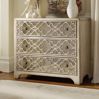 Sanctuary 3 - Drawer Mirrored Accent Chest by Hooker Furniture