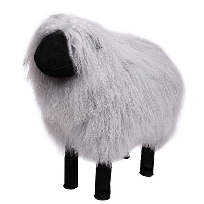 Handmade Tibetan Lamb Sheep Figurine by Outpost Original