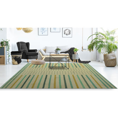 Tapis ivoire en laine noué à la main de conception unique 8 pi x 9 pi 6 po Jamarey