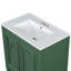Meuble-lavabo de 30 po avec lavabo, deux portes avec tablette, charnières de porte à fermeture en douceur, style rétro-644583878