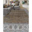 Tapis beige et brun noué à la main de haute qualité