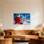Noël, père Noël, traîneau, renne, aurore, ciel, paysage d'hiver-73873502