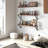 Floating Shelves Set Of 3, Wall Mounted Shelves For Bathroom Bedroom Kitchen, Sturdy Wood Shelves With Metal Brackets, Space Saving Storage Solution-377727215