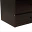 Small Space Guest Room Boho Style Queen Murphy Cabinet Bed With Rattan Accent, Built-in Storage Drawer, Brown-toned Solid Pine