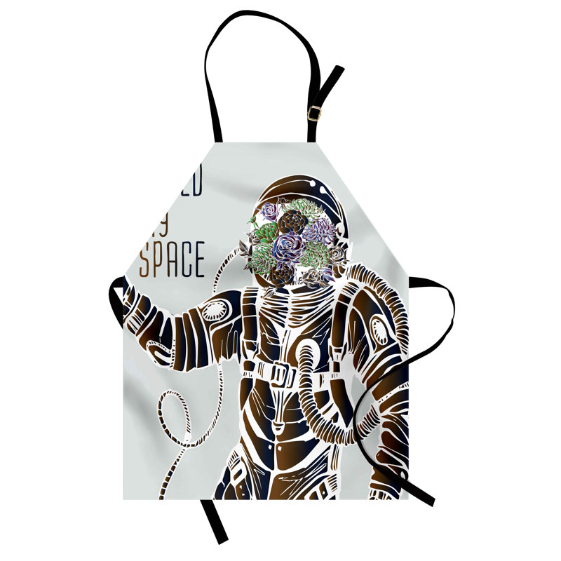 No Pattern Bib Apron