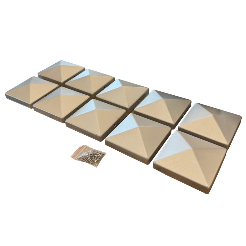 Selections Silver Steel Post Cap / Top