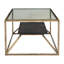 Table basse laiton