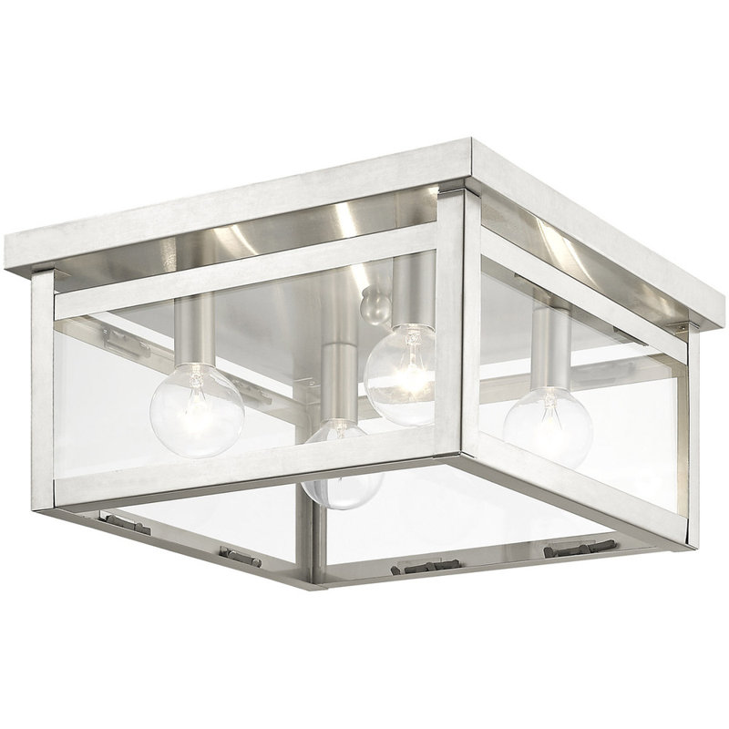 Bennetta Glass Flush Mount