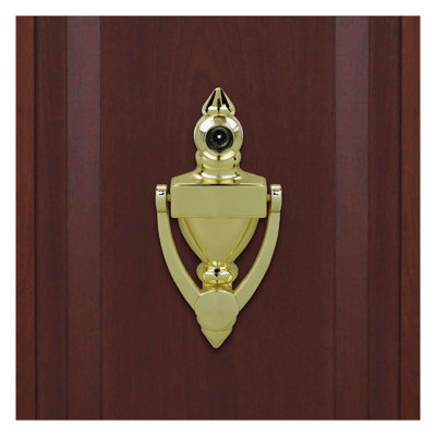High Door Knocker W/220 Degree Viewer