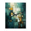 California Sunshine Retro Abstract I - horloge murale moderne avec peinture abstraite-99637648