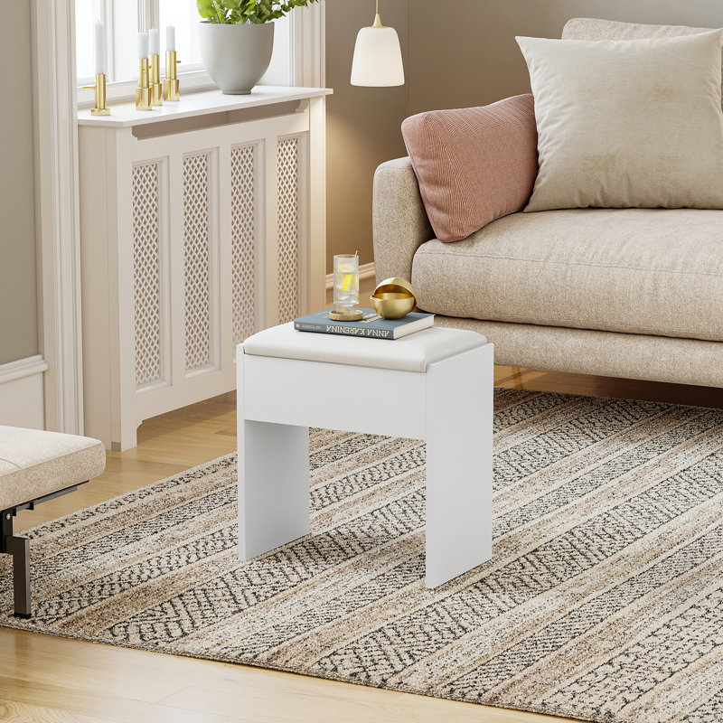 Manufactured Wood Accent Stool, No