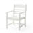 Patio Dining Chair Of 2 With , Hips, Pure White Wood Grain Look, Outdoor Comfort Option 2 , Hips Made, Wood-like Grain, Comfortable-1079309601