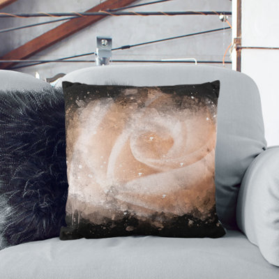 Light Paint Splash Cushion with Filling