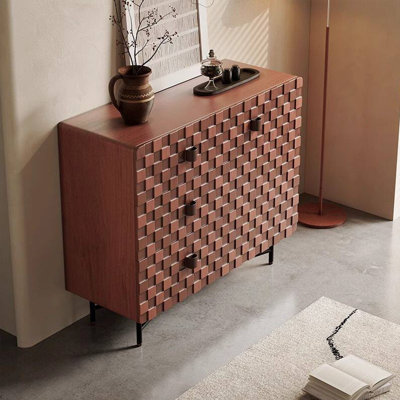 Middle-aged checkered sideboard