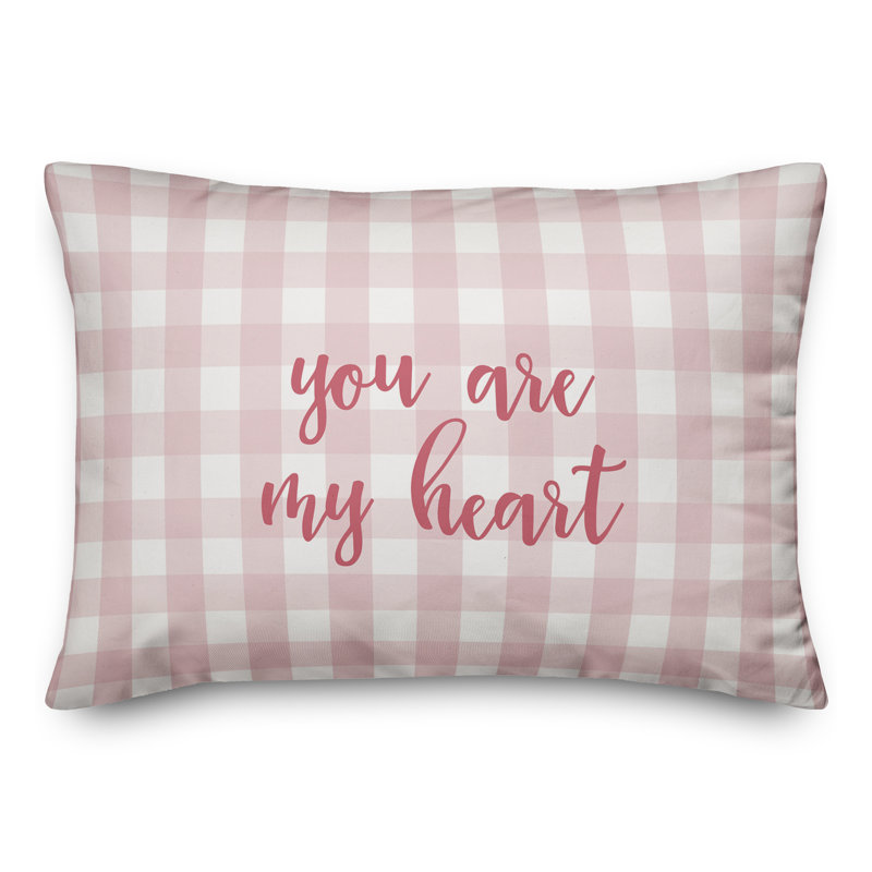  Coussin You Are My Heart, Rose